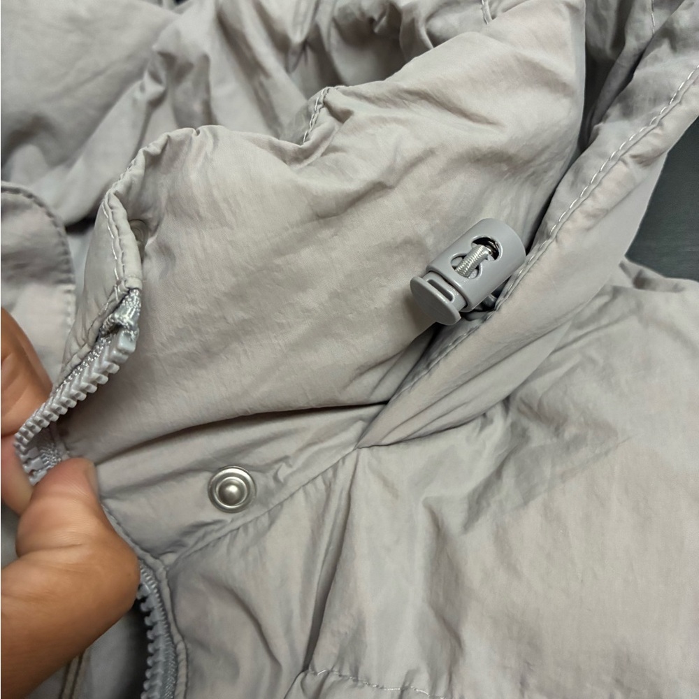 a new day Women's Long Puffer Jacket - Soft Gray - Picture 7 of 11